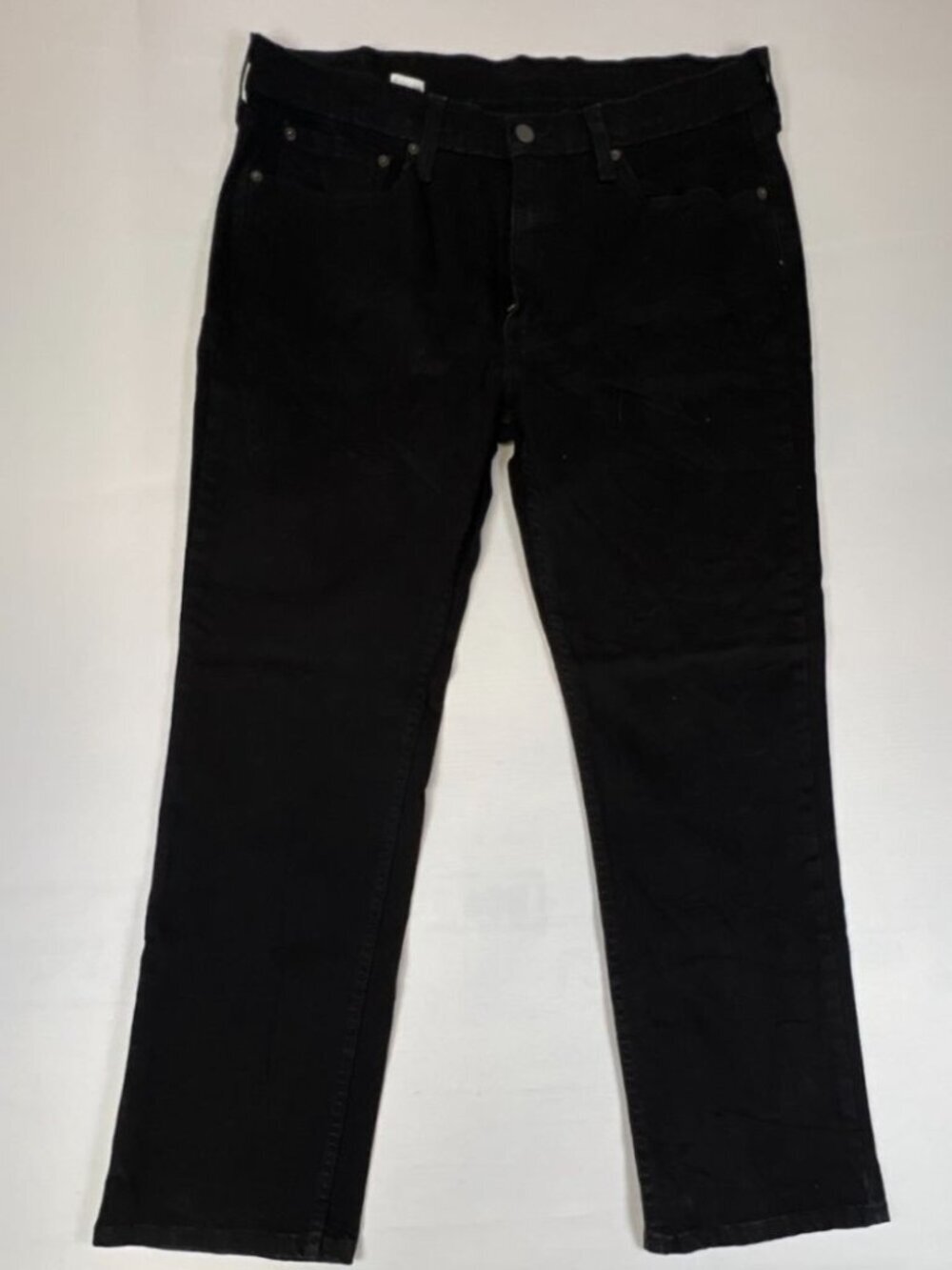 Levi's 514 Straight Fit Men’s Jeans 36x30 Black Denim Classic